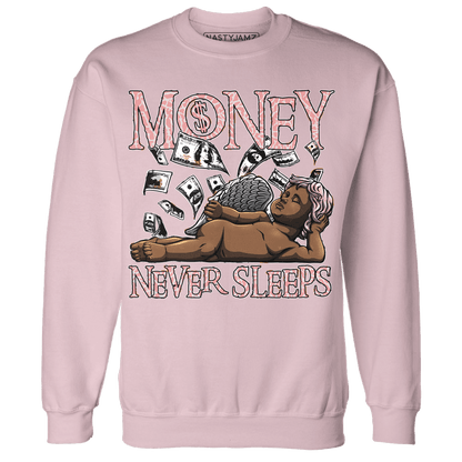 Red Stardust 3s Sweatshirt Match Money Never Sleeps - NastyJamz