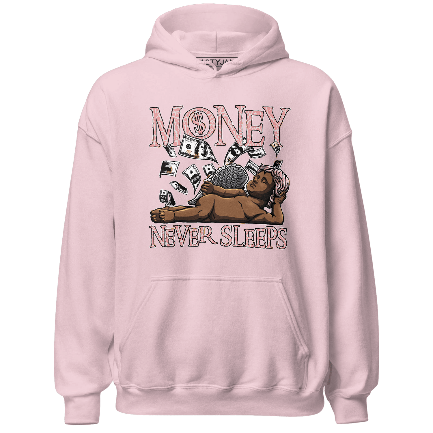 Red Stardust 3s Hoodie Match Money Never Sleeps - NastyJamz