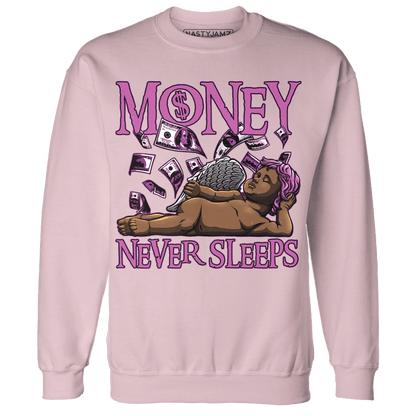 GS Hyper Violet 4s Sweatshirt Match Money Never Sleeps - NastyJamz