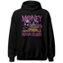 GS Hyper Violet 4s Hoodie Match Money Never Sleeps - NastyJamz