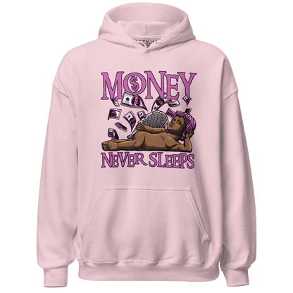 GS Hyper Violet 4s Hoodie Match Money Never Sleeps - NastyJamz