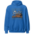 Industrial Blue 4s Hoodie Match Money Never Sleeps - NastyJamz
