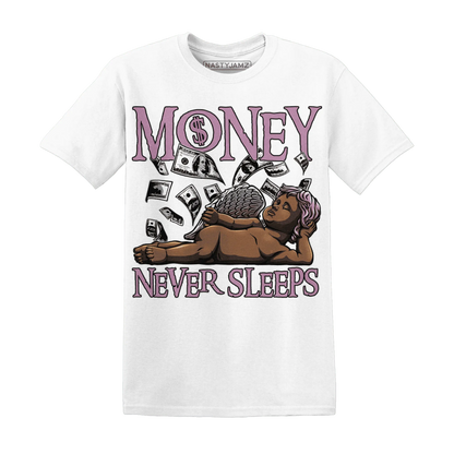 Orchid-Neutral-Grey-Black-White-4s-NastyJamz-T-Shirt-Match-Money-Never-Sleeps