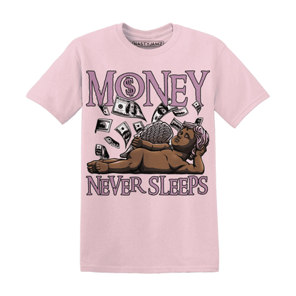 Orchid-Neutral-Grey-Black-White-4s-NastyJamz-T-Shirt-Match-Money-Never-Sleeps