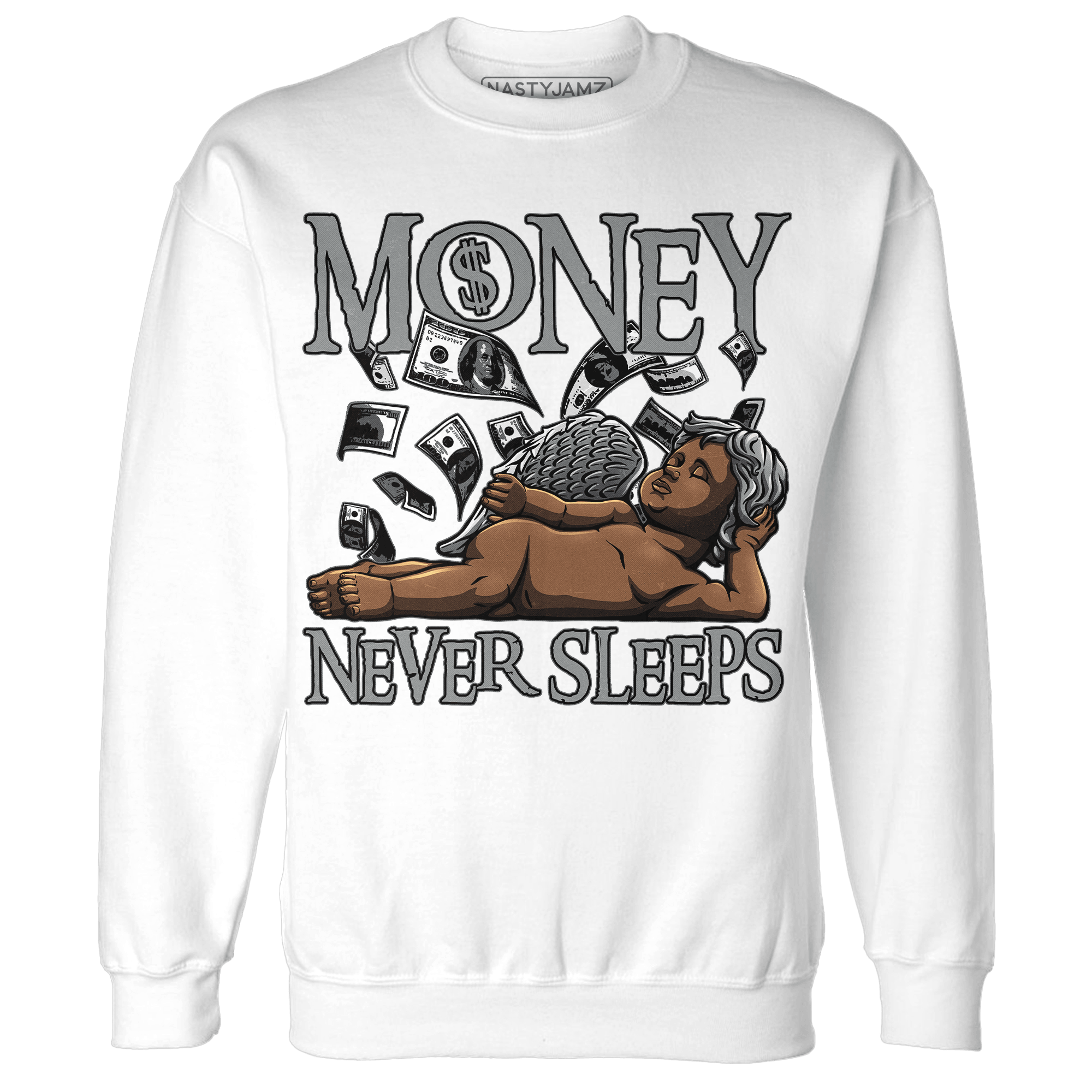 Paris Olympicsss 4ss OLP Sweatshirt Match Money Never Sleeps - NastyJamz