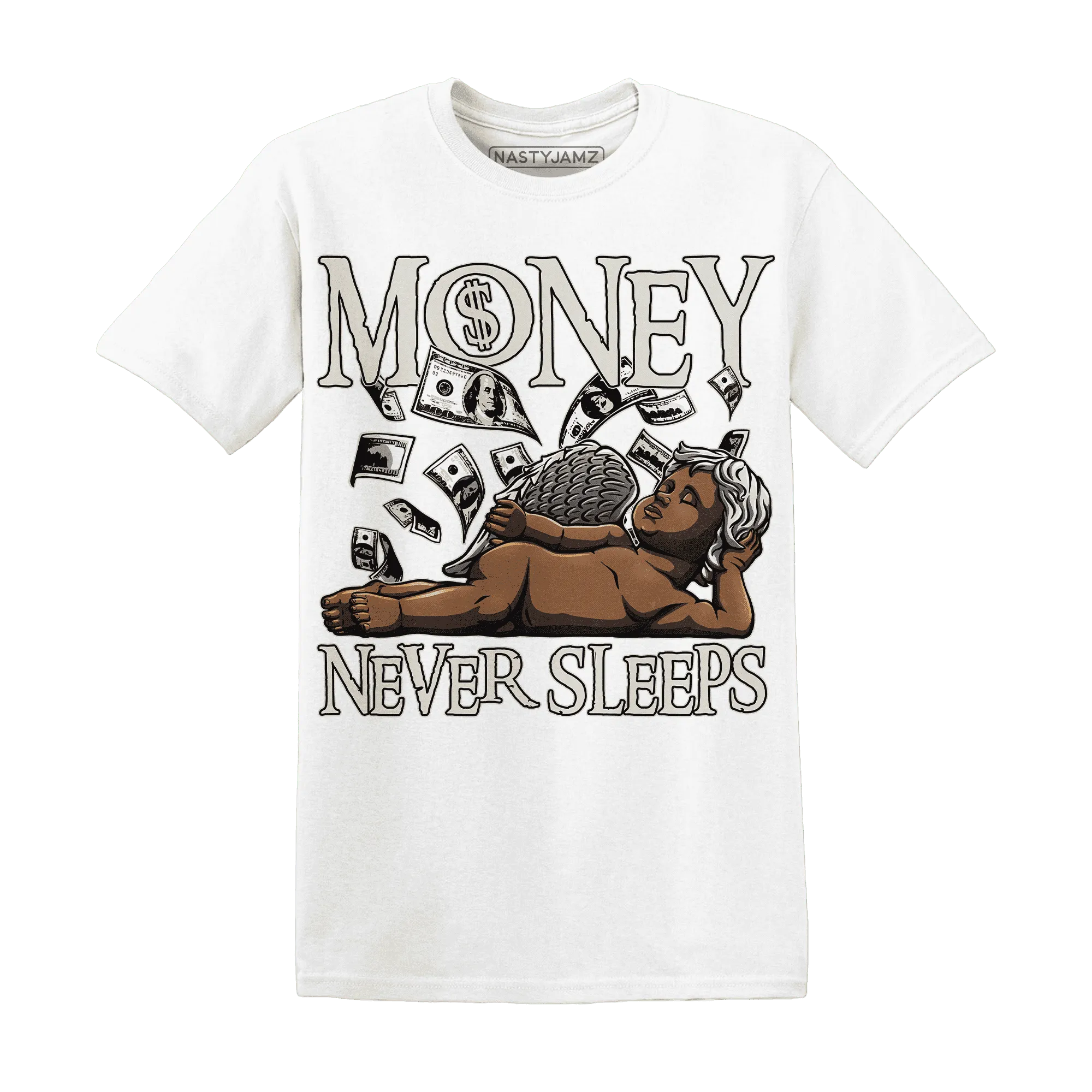 SE-Sail-5s-T-Shirt-Match-Money-Never-Sleeps