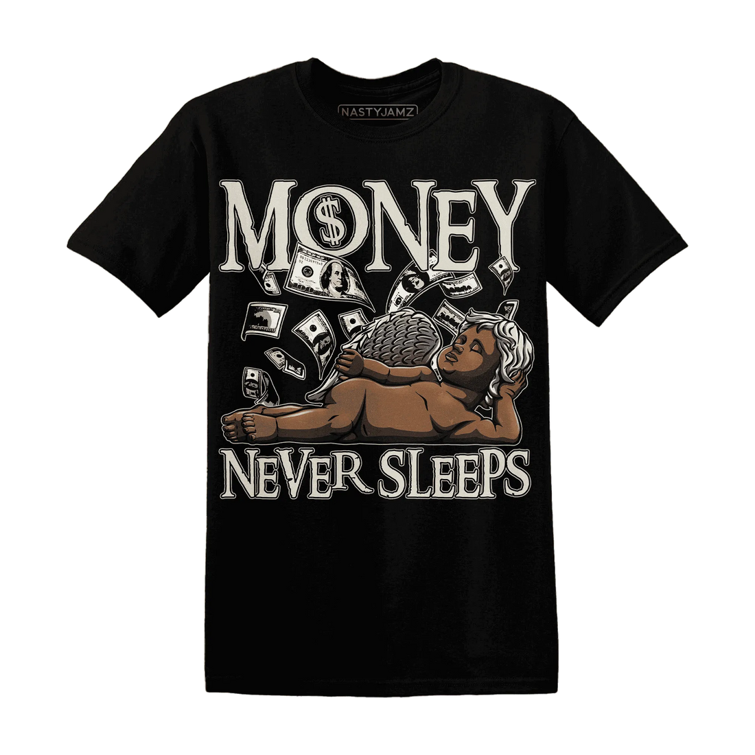 SE-Sail-5s-T-Shirt-Match-Money-Never-Sleeps