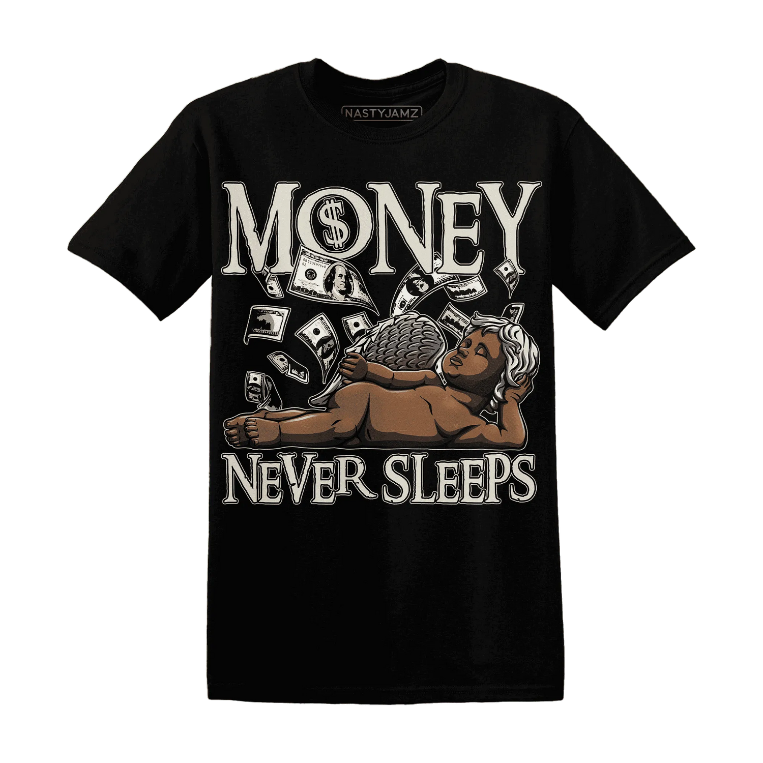 SE-Sail-5s-T-Shirt-Match-Money-Never-Sleeps