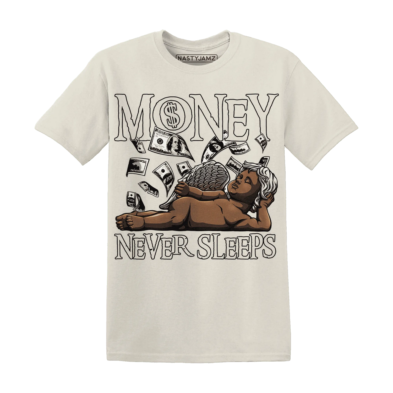 SE-Sail-5s-T-Shirt-Match-Money-Never-Sleeps