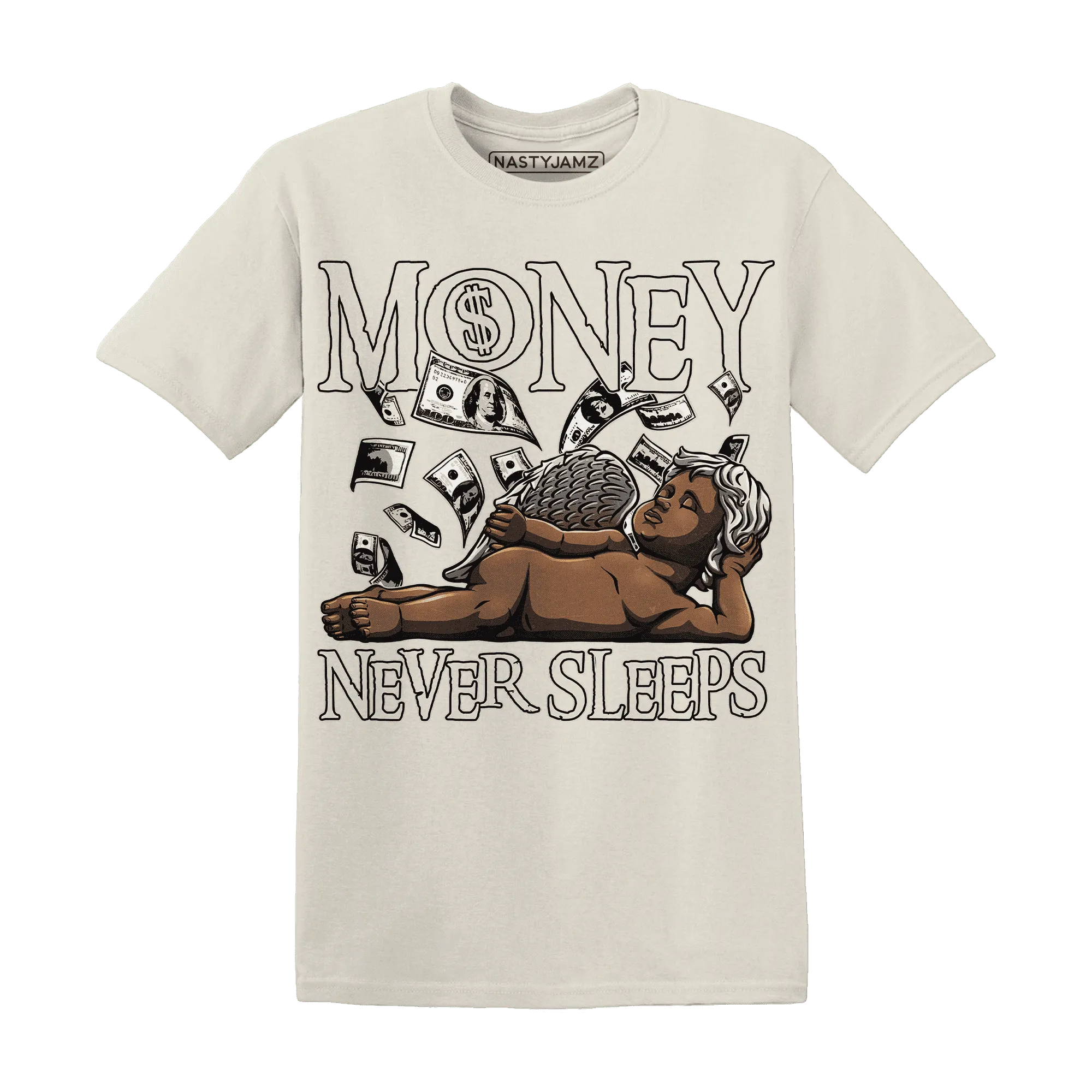 SE-Sail-5s-T-Shirt-Match-Money-Never-Sleeps