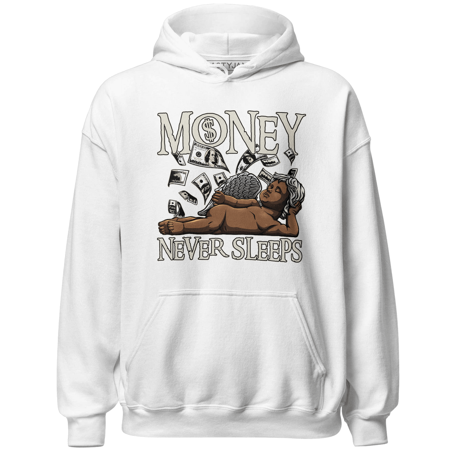 SE Sail 5s Hoodie Match Money Never Sleeps - NastyJamz