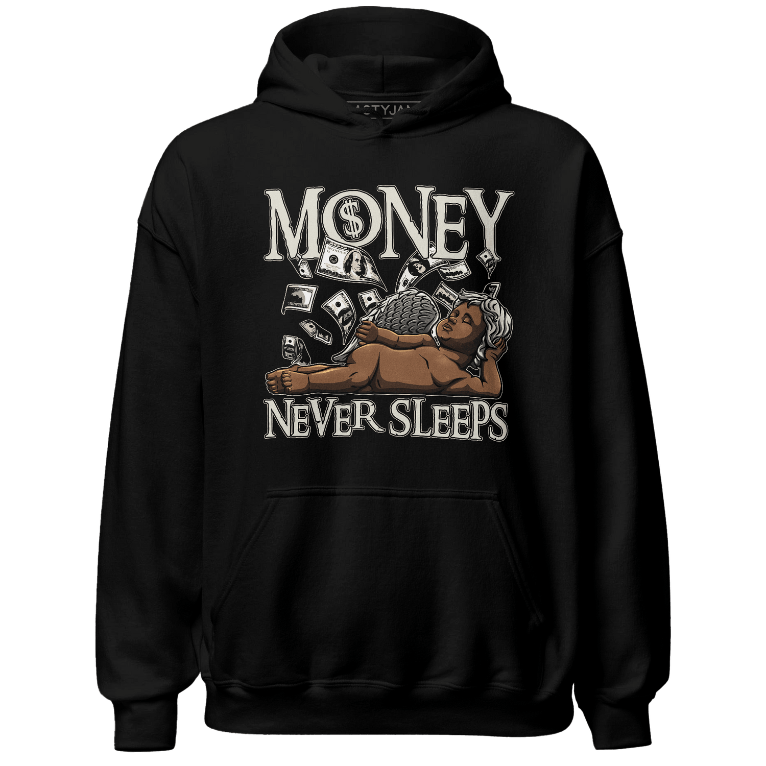 SE Sail 5s Hoodie Match Money Never Sleeps - NastyJamz