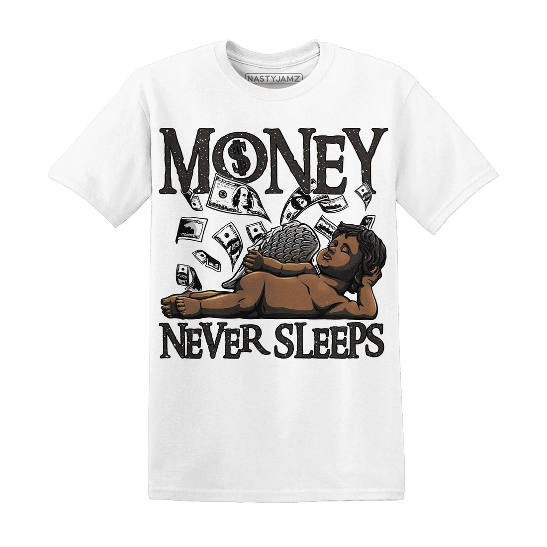 Reverse-Oreo-6s-T-Shirt-Match-Money-Never-Sleeps