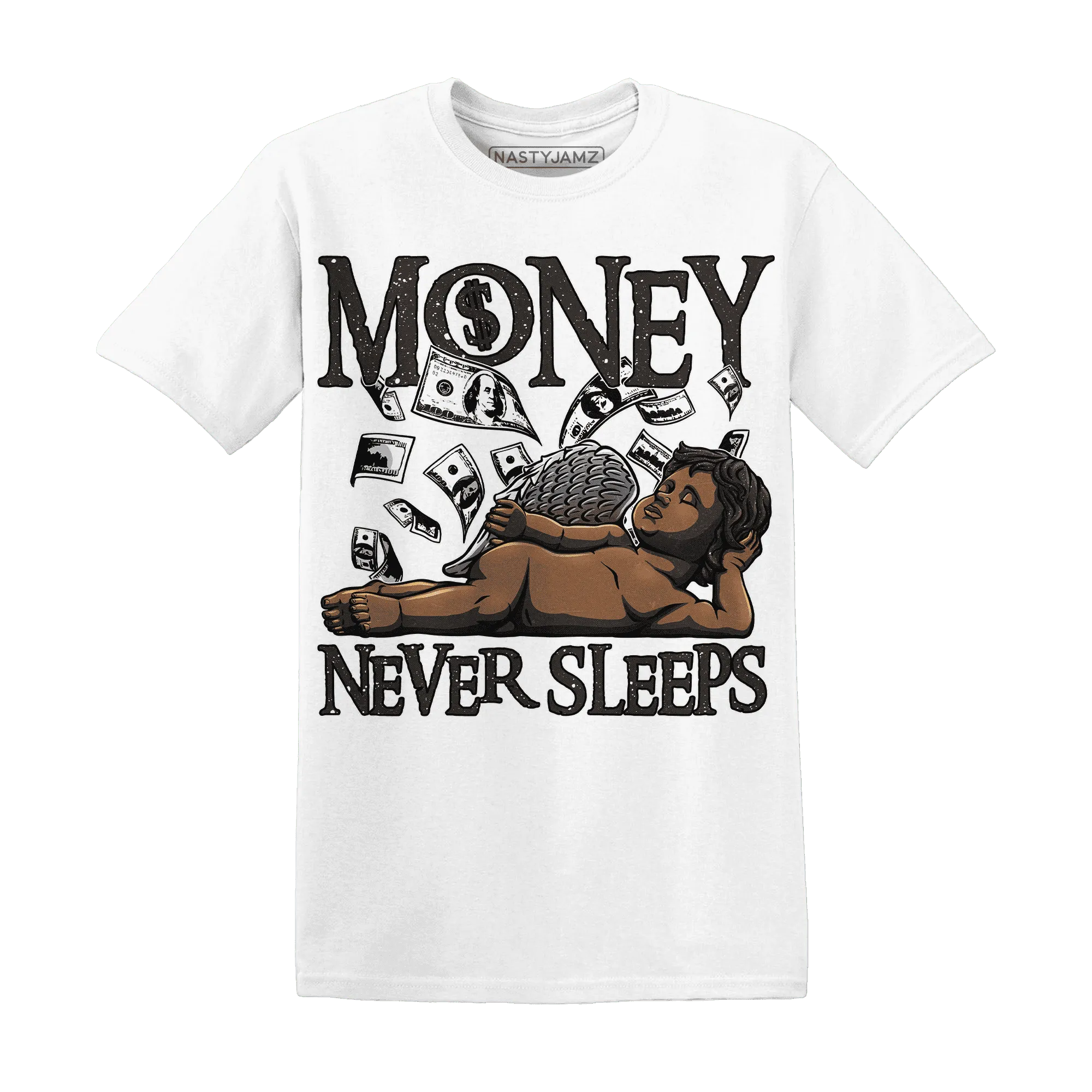 Reverse-Oreo-6s-T-Shirt-Match-Money-Never-Sleeps