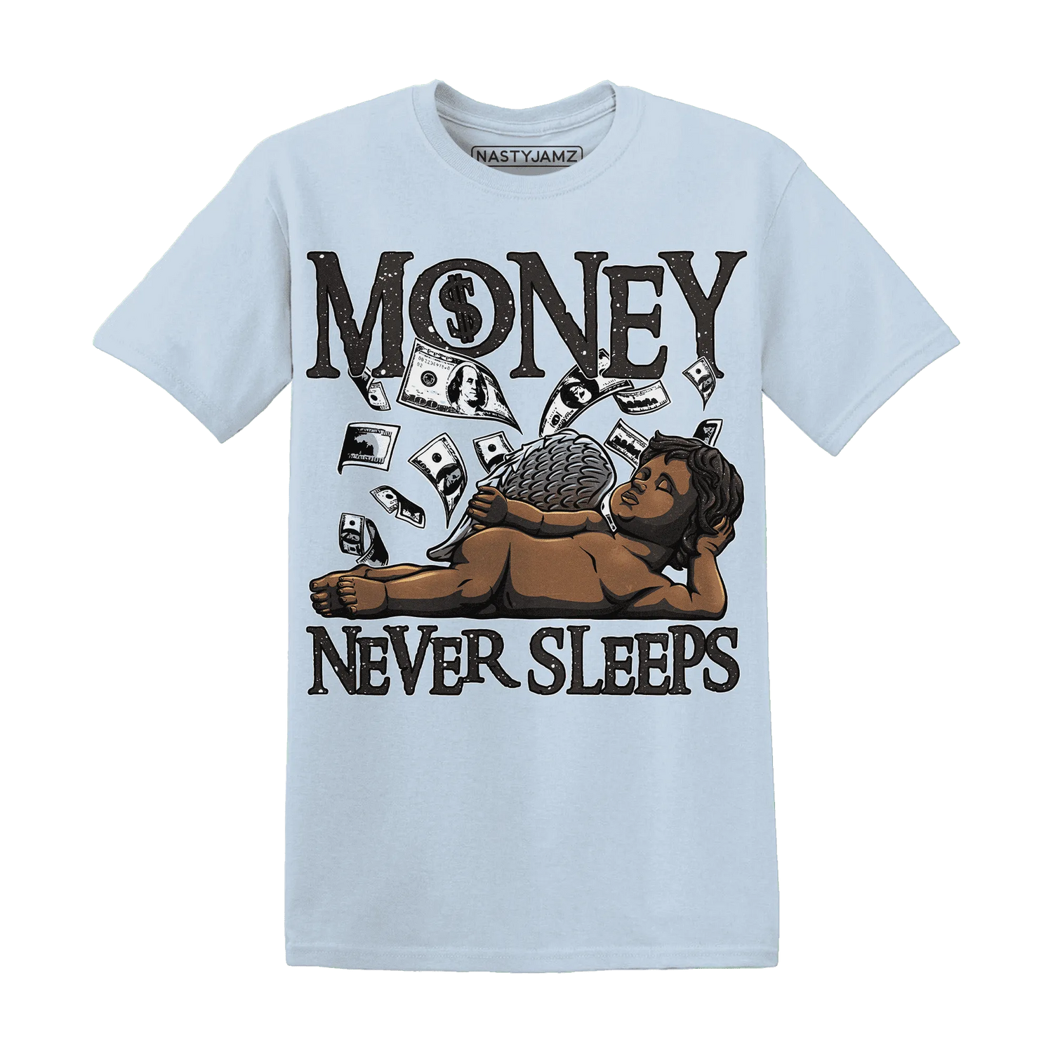 Reverse-Oreo-6s-T-Shirt-Match-Money-Never-Sleeps