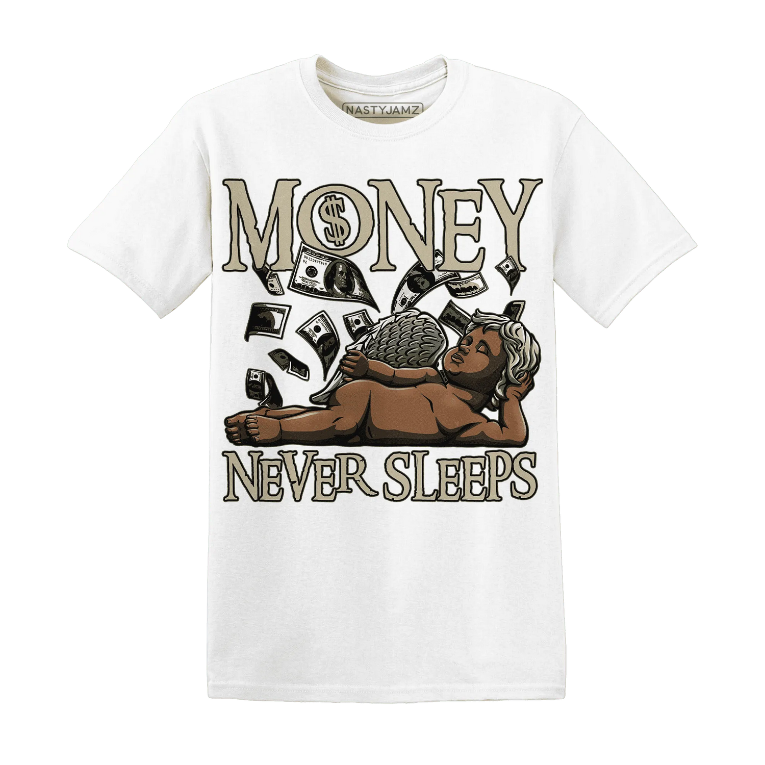 AM-1-Essential-Premium-NastyJamz-T-Shirt-Match-Money-Never-Sleeps