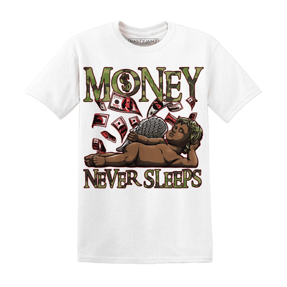 AM-90-Dark-Sage-Solar-Red-NastyJamz-T-Shirt-Match-Money-Never-Sleeps