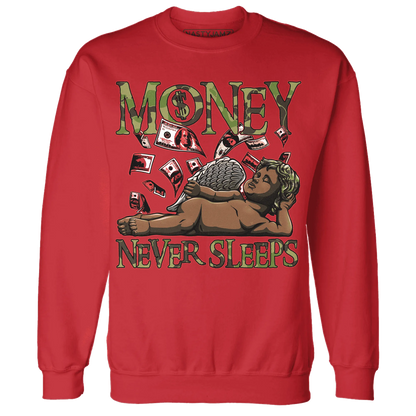 AM-90-Dark-Sage-Solar-Red-NastyJamz-Sweatshirt-Match-Money-Never-Sleeps