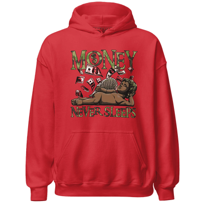 AM-90-Dark-Sage-Solar-Red-NastyJamz-Hoodie-Match-Money-Never-Sleeps