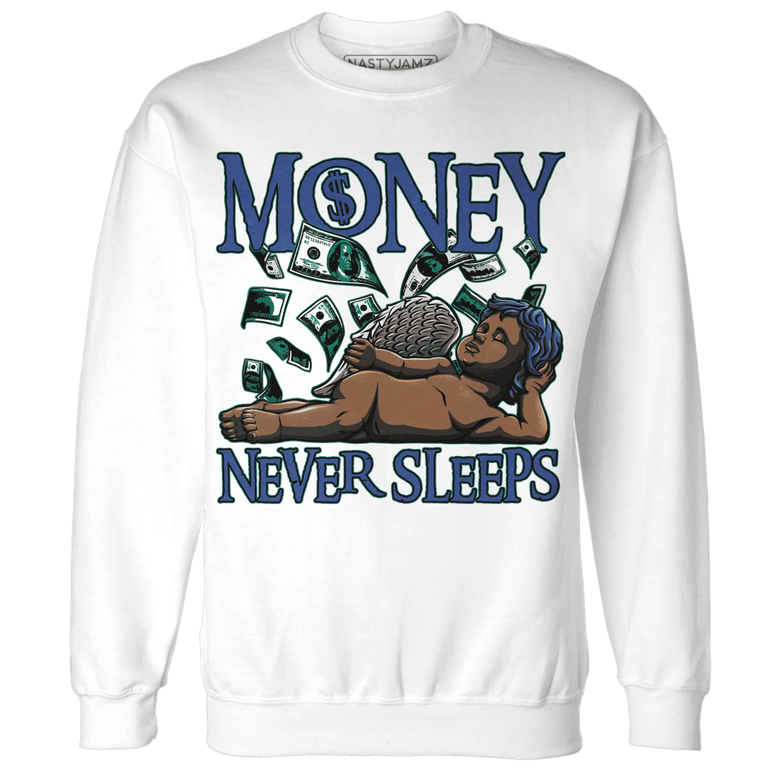 Dunk-Hyper-Royal-Malachite-NastyJamz-Sweatshirt-Match-Money-Never-Sleeps