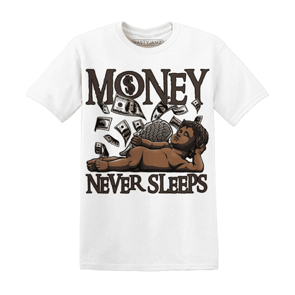 Dunk-Low-Baroque-Brown-T-Shirt-Match-Money-Never-Sleeps