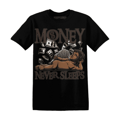Dunk-Low-Baroque-Brown-T-Shirt-Match-Money-Never-Sleeps