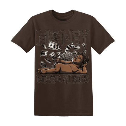 Dunk-Low-Baroque-Brown-T-Shirt-Match-Money-Never-Sleeps