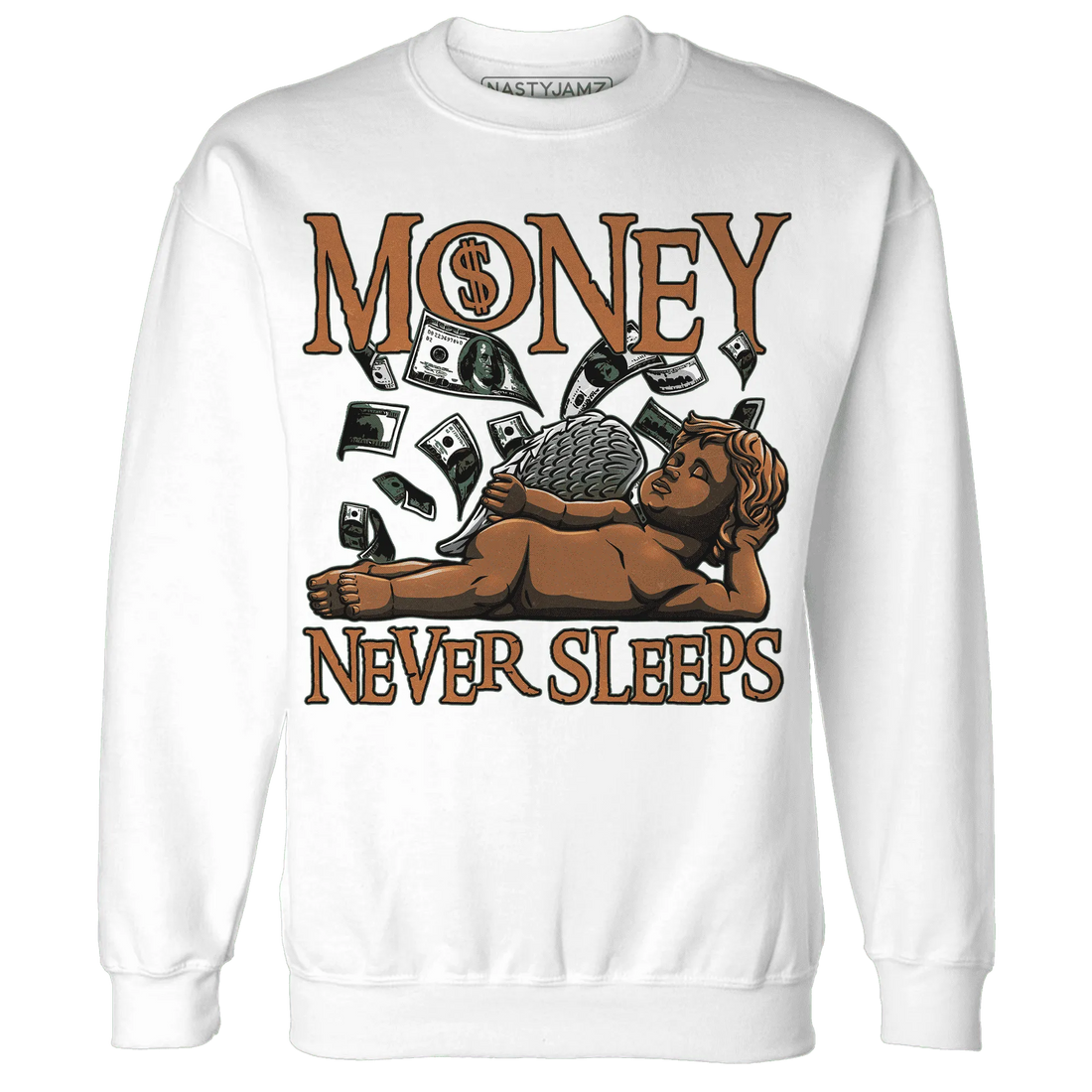 Dunk-Low-Ceramic-NastyJamz-Sweatshirt-Match-Money-Never-Sleeps