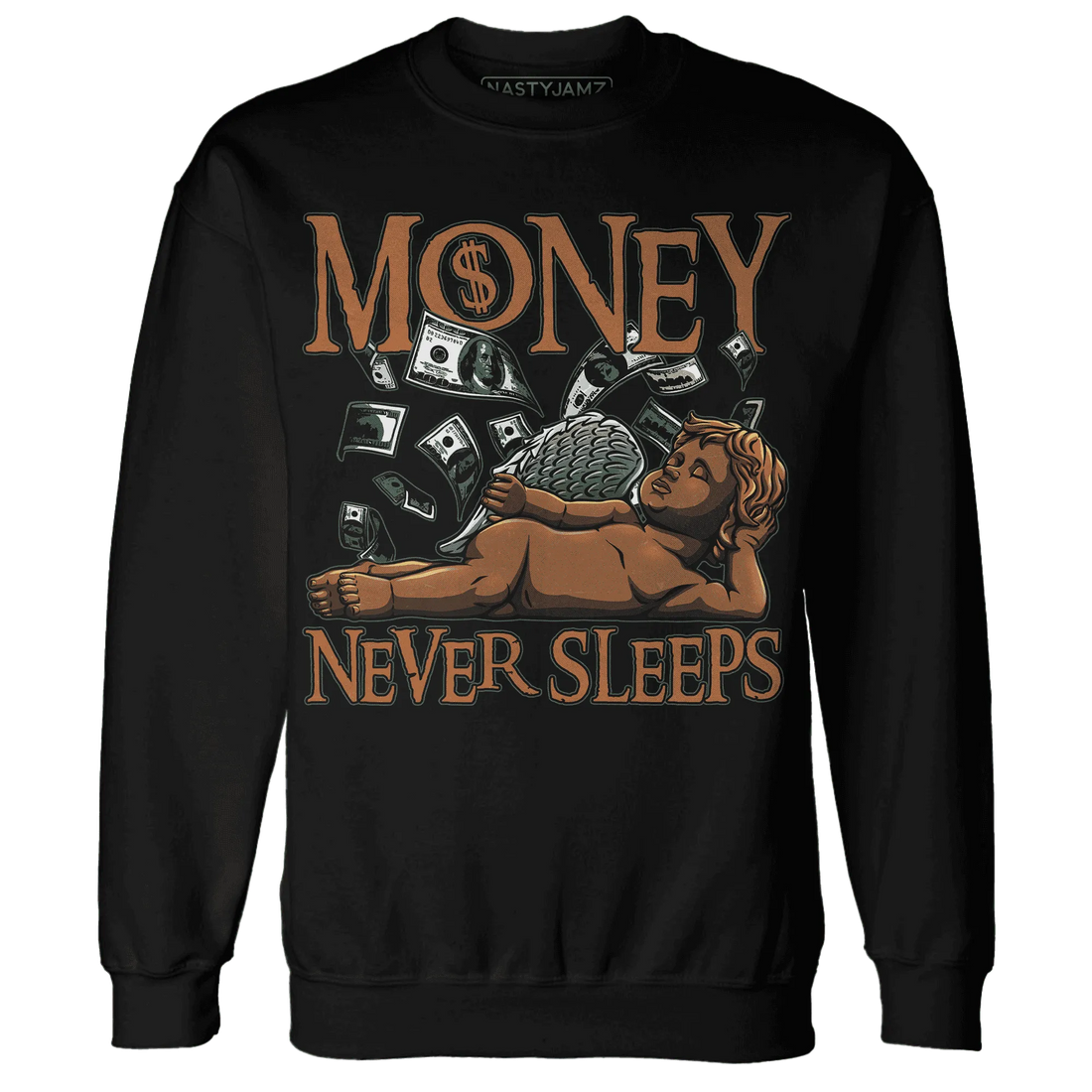 Dunk-Low-Ceramic-NastyJamz-Sweatshirt-Match-Money-Never-Sleeps