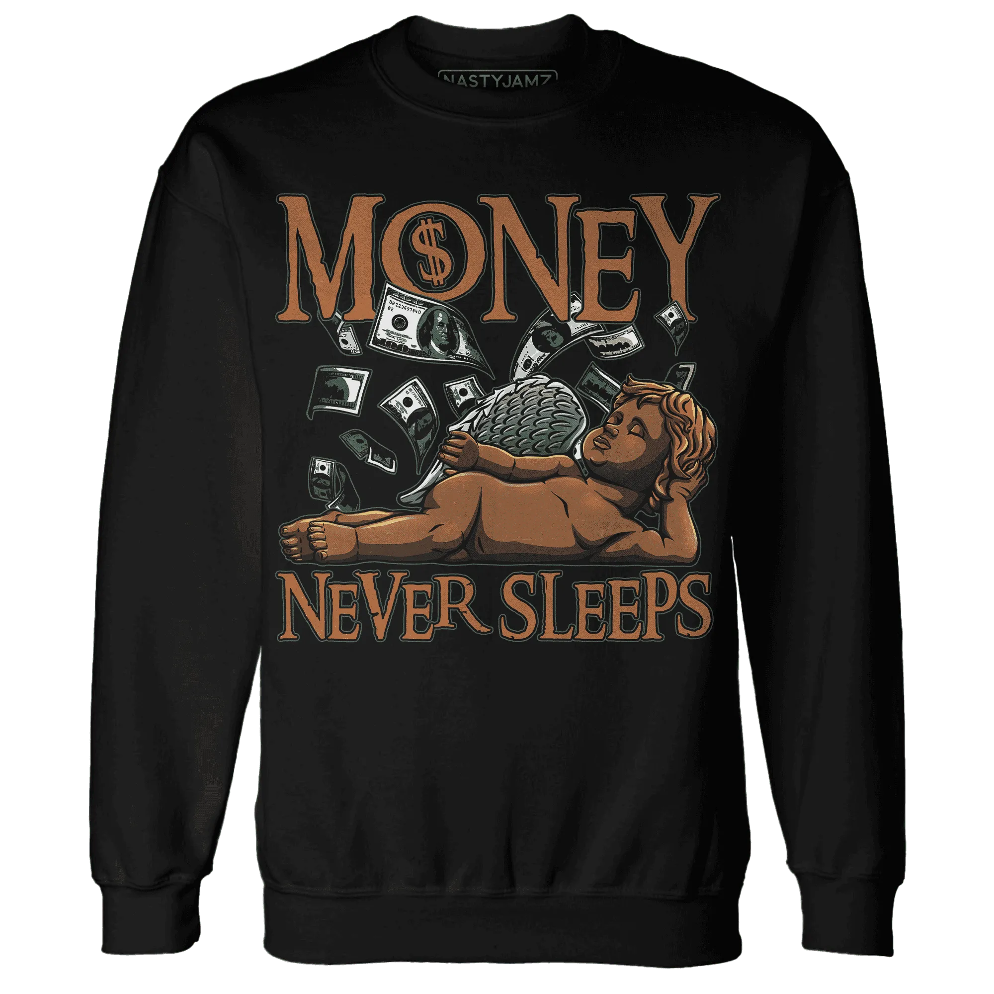 Dunk-Low-Ceramic-NastyJamz-Sweatshirt-Match-Money-Never-Sleeps