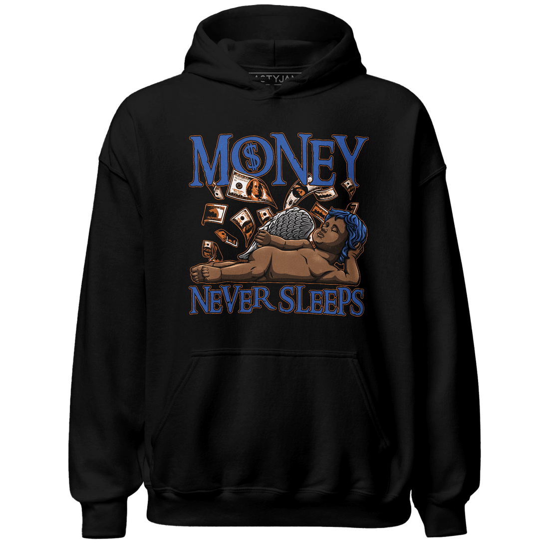 Dunk Low Knicks Hoodie Match Money Never Sleeps - NastyJamz