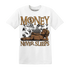 Dunk-Low-Retro-Wheat-Orange-NastyJamz-T-Shirt-Match-Money-Never-Sleeps