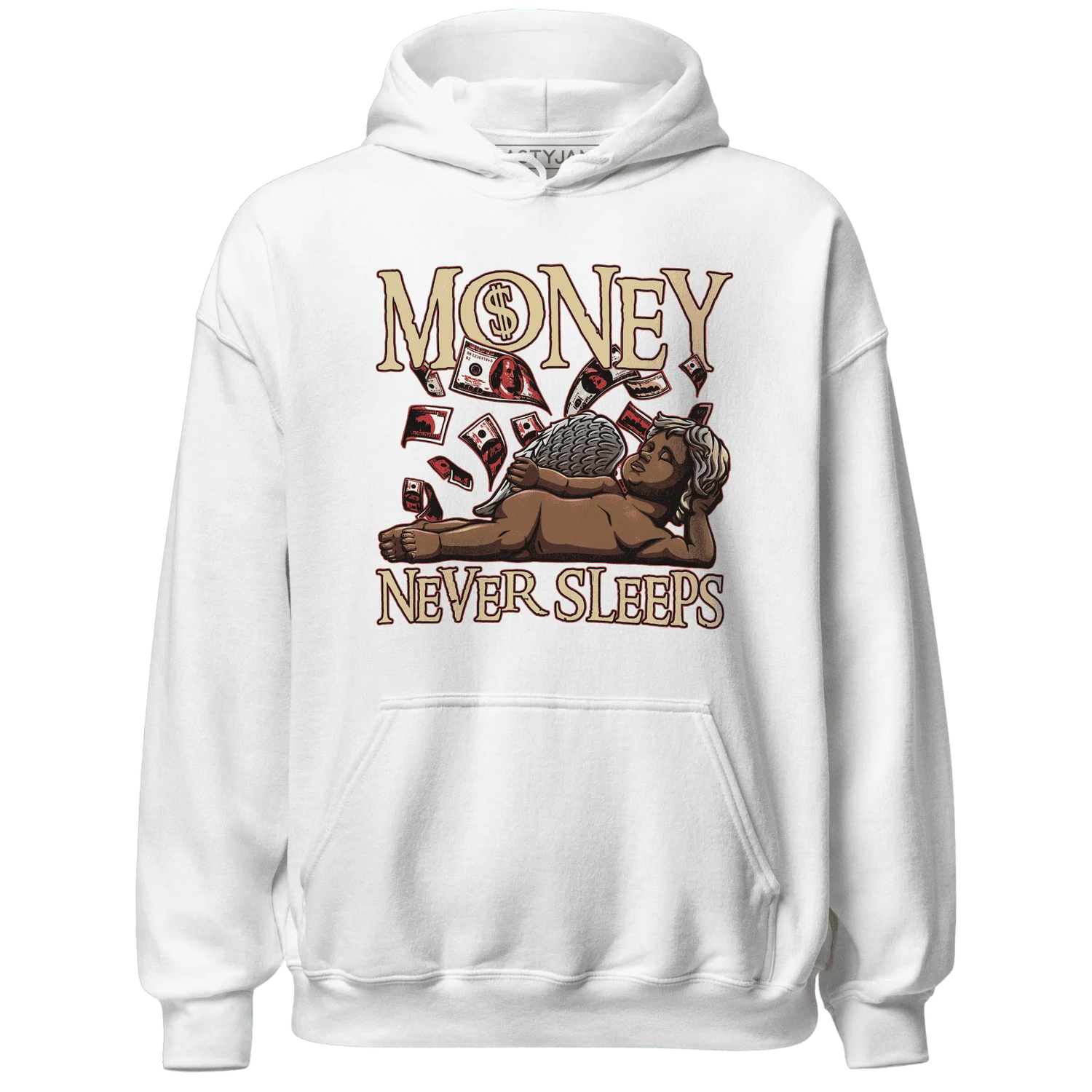 Dunk-Strawberry-Waffle-NastyJamz-Hoodie-Match-Money-Never-Sleeps