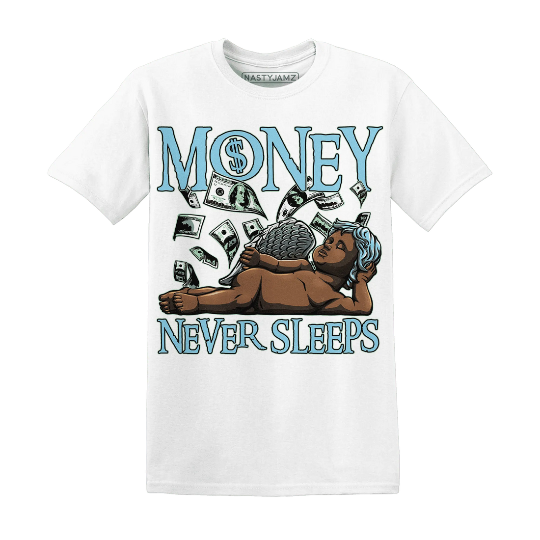 Dunk-Verdy-Visty-NastyJamz-T-Shirt-Match-Money-Never-Sleeps