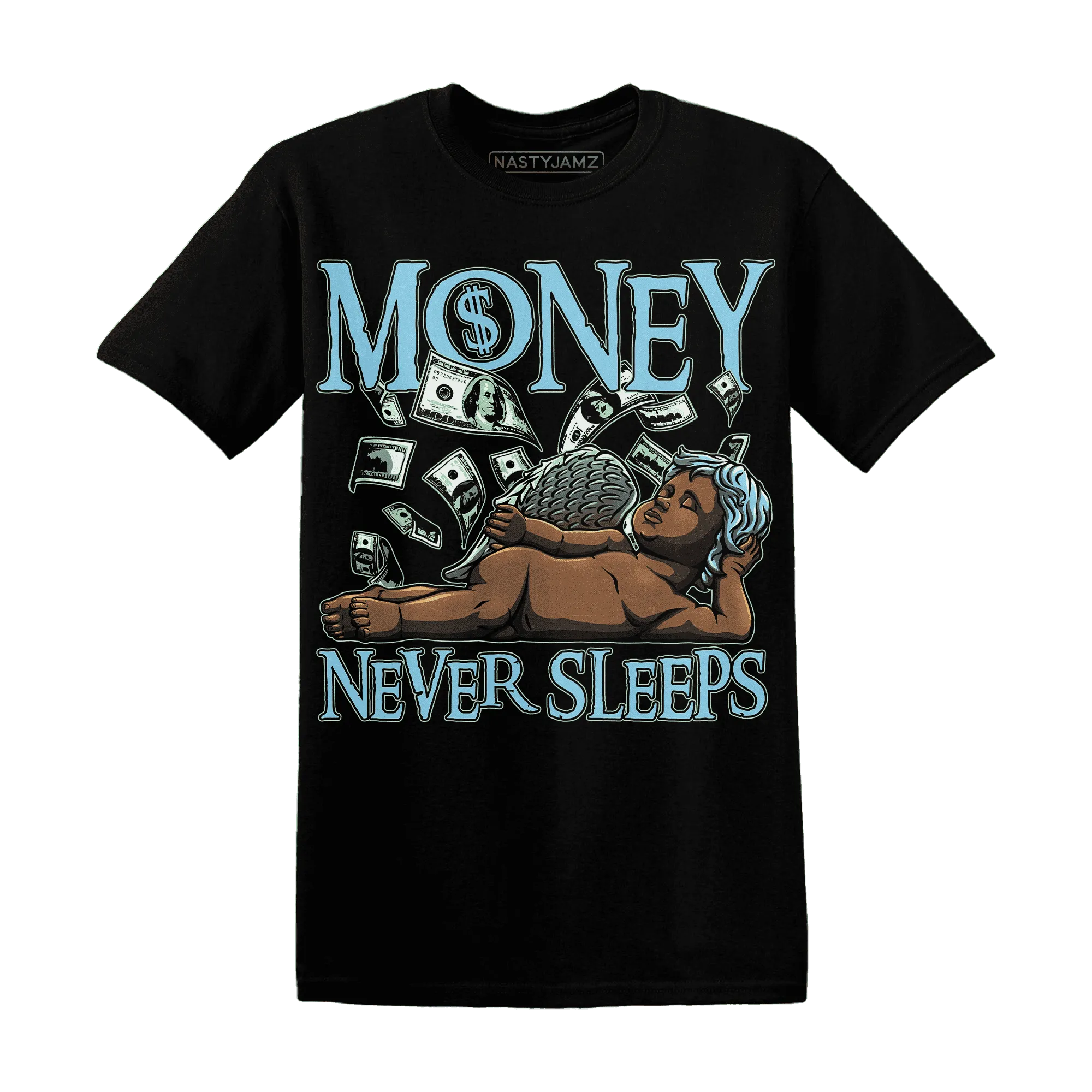 Dunk-Verdy-Visty-NastyJamz-T-Shirt-Match-Money-Never-Sleeps