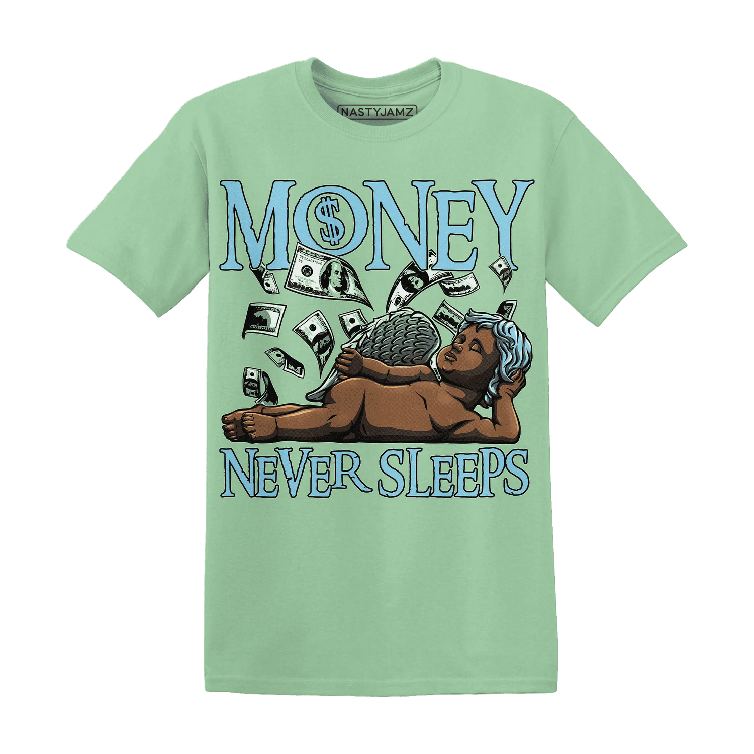Dunk-Verdy-Visty-NastyJamz-T-Shirt-Match-Money-Never-Sleeps