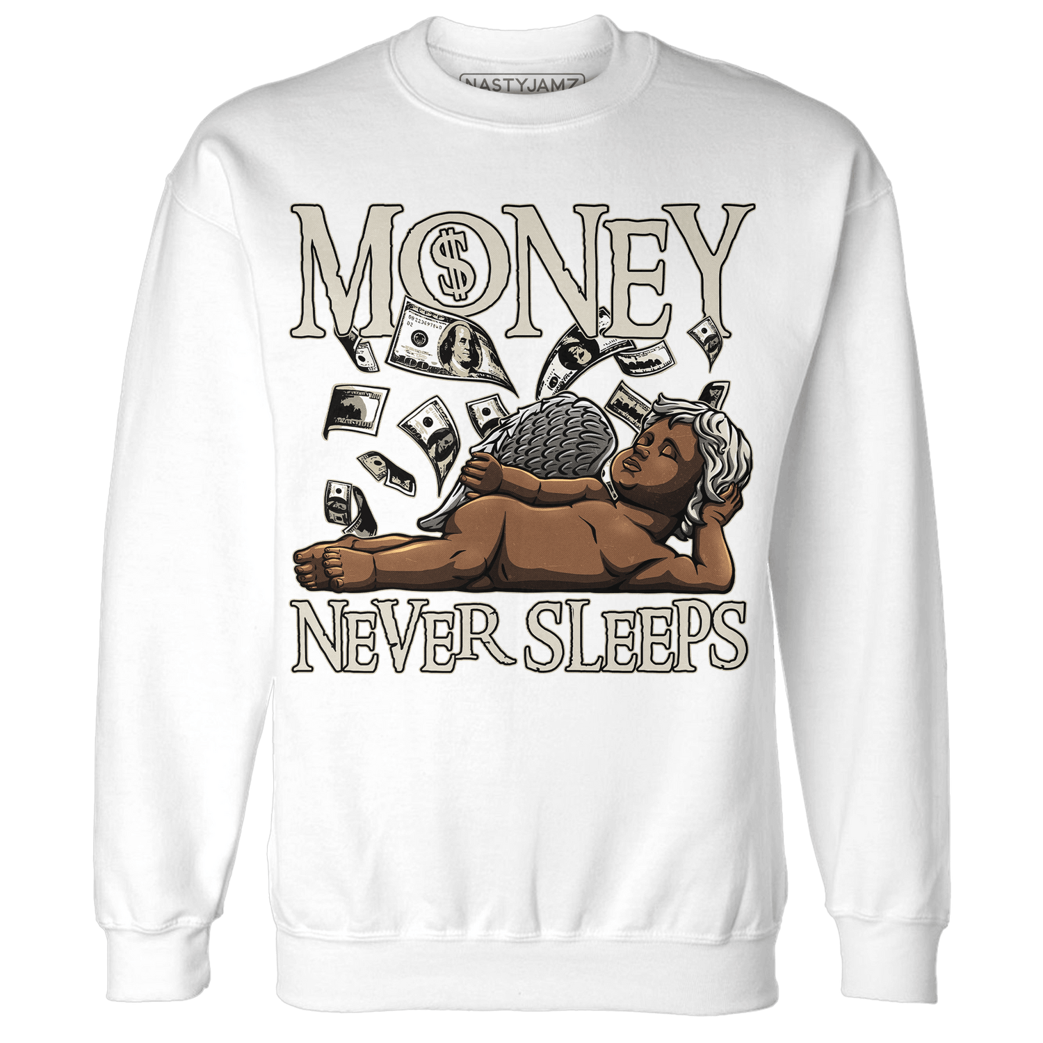 Gratitude 11s Sweatshirt Match Money Never Sleeps - NastyJamz