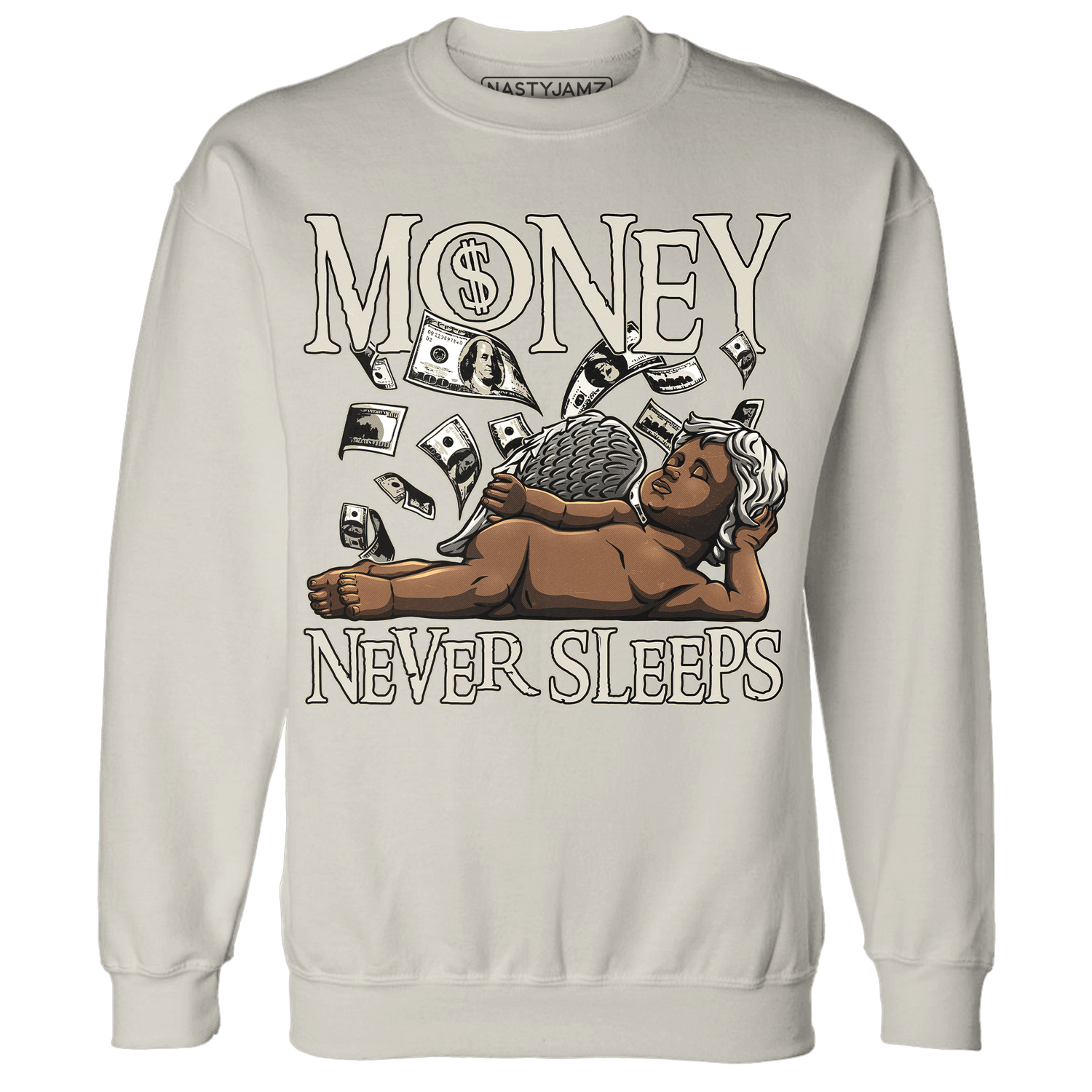 Gratitude 11s Sweatshirt Match Money Never Sleeps - NastyJamz