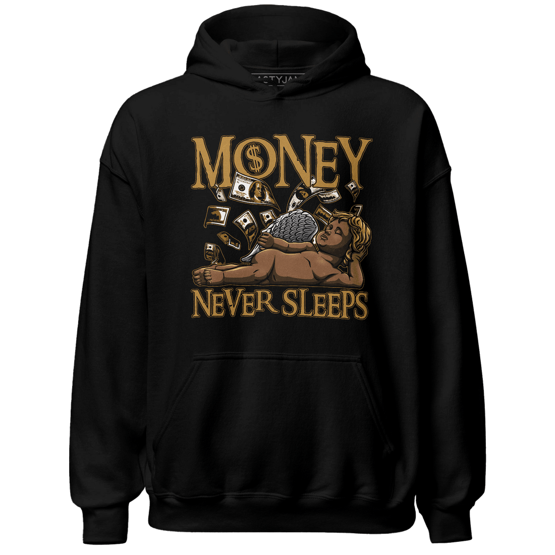 Wheat 13s Hoodie Match Money Never Sleeps - NastyJamz