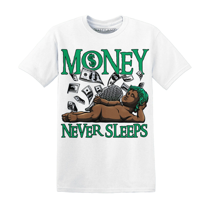 Lucky-Green-5s-T-Shirt-Match-Money-Never-Sleeps