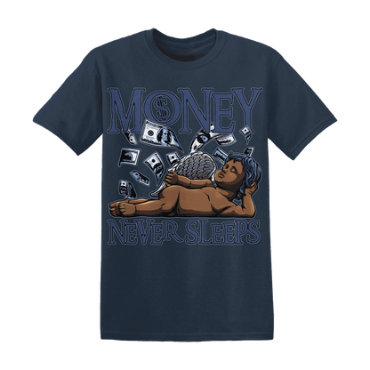 Midnight-Navy-5s-T-Shirt-Match-Money-Never-Sleeps