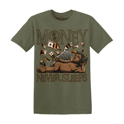 Olive-5s-T-Shirt-Match-Money-Never-Sleeps
