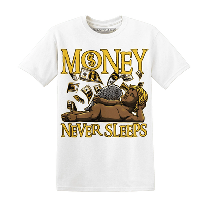 Yellow-Ochre-6s-T-Shirt-Match-Money-Never-Sleeps
