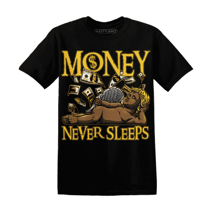 Yellow-Ochre-6s-T-Shirt-Match-Money-Never-Sleeps