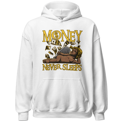 Yellow Ochre 6s Hoodie Match Money Never Sleeps - NastyJamz