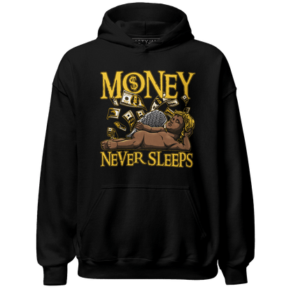 Yellow Ochre 6s Hoodie Match Money Never Sleeps - NastyJamz