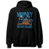 Powder Blue 9s Hoodie Match Money Never Sleeps - NastyJamz