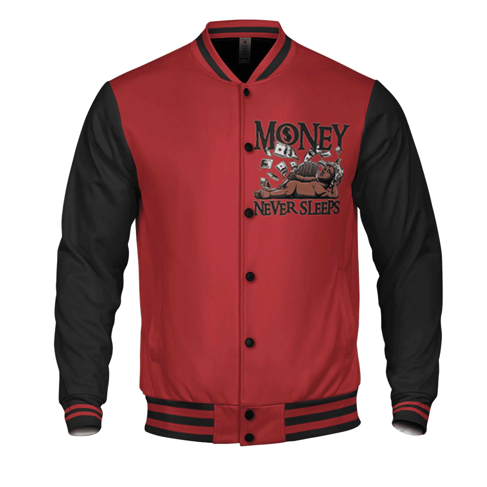 Black-Toe-Reimagined-Red-White-1s-NastyJamz-Varsity-Match-Money-Never-Sleeps