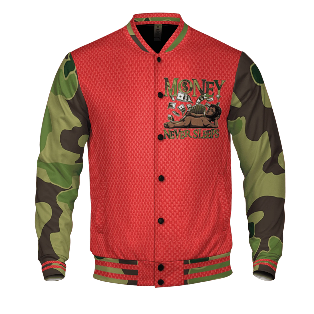 AM-90-Dark-Sage-Solar-Red-NastyJamz-Varsity-Match-Money-Never-Sleeps