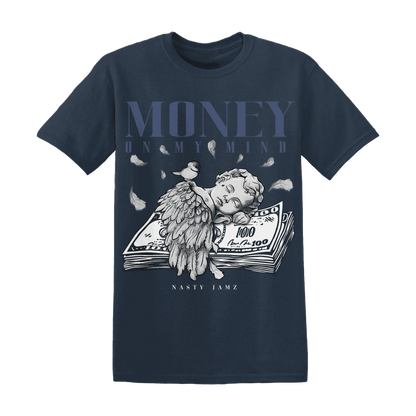 Low-Diffused-Blue-11s-T-Shirt-Match-Money-On-My-Mind-Angel